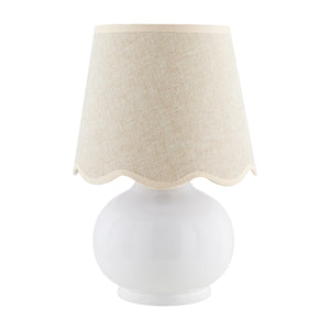   Modern European furniture - Glazed Ceramic Raffia Table Lamp - www.oroa.com | Oroa.com