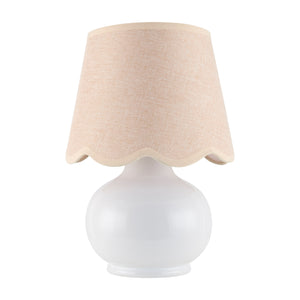   Modern European furniture - Glazed Ceramic Raffia Table Lamp - www.oroa.com | Oroa.com
