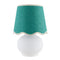 Modern European furniture - Glazed Ceramic Raffia Table Lamp - www.oroa.com
