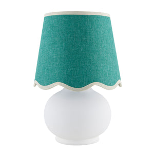   Modern European furniture - Glazed Ceramic Raffia Table Lamp - www.oroa.com | Oroa.com
