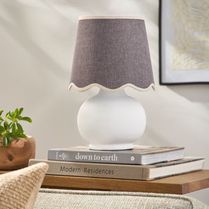   Modern European furniture - Glazed Ceramic Raffia Table Lamp - www.oroa.com | Oroa.com