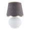 Modern European furniture - Glazed Ceramic Raffia Table Lamp - www.oroa.com