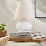 Modern European furniture - Glazed Ceramic Raffia Table Lamp - www.oroa.com