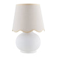 Modern European furniture - Glazed Ceramic Raffia Table Lamp - www.oroa.com