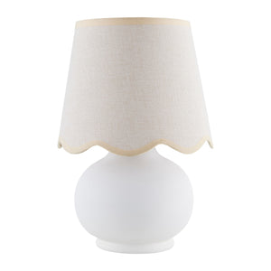   Modern European furniture - Glazed Ceramic Raffia Table Lamp - www.oroa.com | Oroa.com