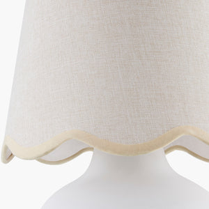   Modern European furniture - Glazed Ceramic Raffia Table Lamp - www.oroa.com | Oroa.com