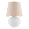 Modern European furniture - Glazed Ceramic Raffia Table Lamp - www.oroa.com