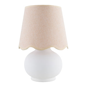   Modern European furniture - Glazed Ceramic Raffia Table Lamp - www.oroa.com | Oroa.com