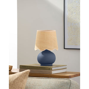   Modern European furniture - Beige Raffia Accent Table Lamp - www.oroa.com | Oroa.com