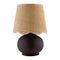 Modern European furniture - Beige Raffia Accent Table Lamp - www.oroa.com