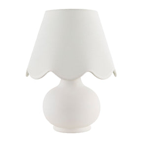 Modern European furniture - Scalloped Raffia Accent Table Lamp - www.oroa.com