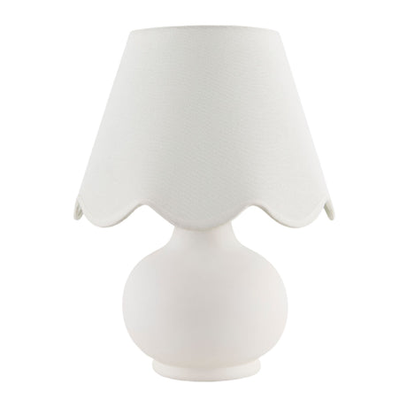   Modern European furniture - Scalloped Raffia Accent Table Lamp - www.oroa.com | Oroa.com