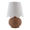 Modern European furniture - Scalloped Raffia Accent Table Lamp - www.oroa.com