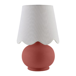   Modern European furniture - Scalloped Raffia Accent Table Lamp - www.oroa.com | Oroa.com