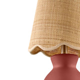 Modern European furniture - Scalloped Edge Accent Table Lamp - www.oroa.com