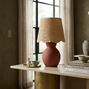   Scalloped Edge Accent Table Lamp | Oroa.com