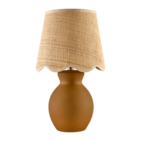 Modern European furniture - Scalloped Edge Accent Table Lamp - www.oroa.com