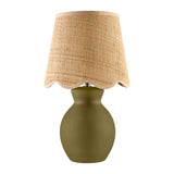 Modern European furniture - Scalloped Edge Accent Table Lamp - www.oroa.com