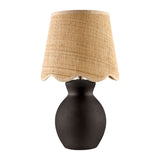 Modern European furniture - Scalloped Edge Accent Table Lamp - www.oroa.com