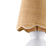 Modern European furniture - Scalloped Edge Accent Table Lamp - www.oroa.com