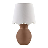 Modern European furniture - Scalloped Edge Accent Table Lamp - www.oroa.com