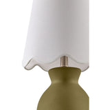 Modern European furniture - Scalloped Edge Accent Table Lamp - www.oroa.com