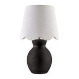 Modern European furniture - Scalloped Edge Accent Table Lamp - www.oroa.com