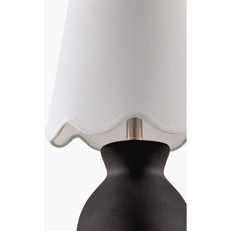 Modern European furniture - Scalloped Edge Accent Table Lamp - www.oroa.com