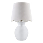 Modern European furniture - Scalloped Edge Accent Table Lamp - www.oroa.com