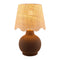 Modern European furniture - Wavy Linen Ceramic Table Lamp - www.oroa.com