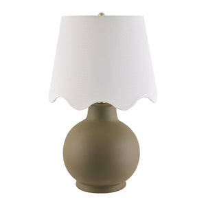  Wavy Linen Ceramic Table Lamp | Oroa.com