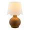 Modern European furniture - Wavy Linen Ceramic Table Lamp - www.oroa.com