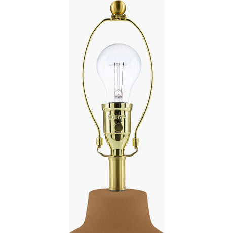 Modern European furniture - Wavy Linen Ceramic Table Lamp - www.oroa.com