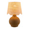 Modern European furniture - Wavy Linen Ceramic Table Lamp - www.oroa.com