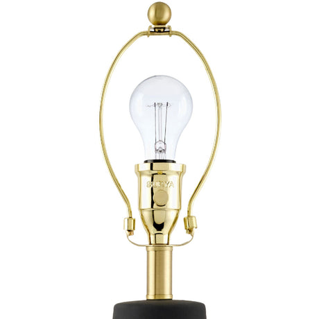 Modern European furniture - Wavy Linen Ceramic Table Lamp - www.oroa.com