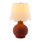 Modern European furniture - Wavy Linen Ceramic Table Lamp - www.oroa.com