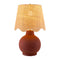 Modern European furniture - Wavy Linen Ceramic Table Lamp - www.oroa.com
