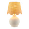Modern European furniture - Wavy Linen Ceramic Table Lamp - www.oroa.com