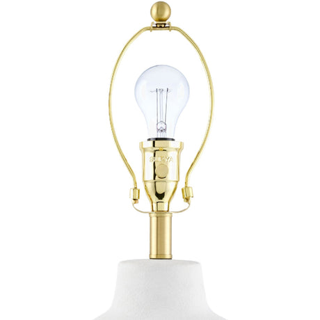 Modern European furniture - Wavy Linen Ceramic Table Lamp - www.oroa.com