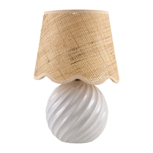   Round Glazed Ceramic Table Lamp | Oroa.com
