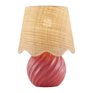   Round Glazed Ceramic Table Lamp | Oroa.com
