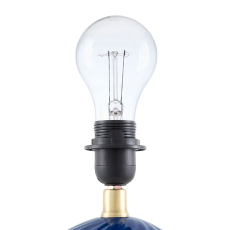 Modern European furniture - Round Glazed Ceramic Table Lamp - www.oroa.com