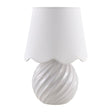Modern European furniture - Round Glazed Ceramic Table Lamp - www.oroa.com