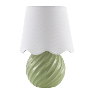   Round Glazed Ceramic Table Lamp | Oroa.com