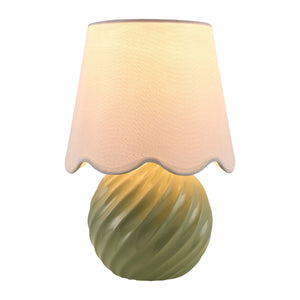   Round Glazed Ceramic Table Lamp | Oroa.com