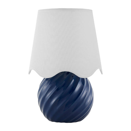   Modern European furniture - Round Glazed Ceramic Table Lamp - www.oroa.com | Oroa.com