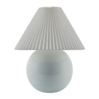 Modern European furniture - Pleated White Fabric Table Lamp - www.oroa.com