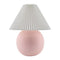 Modern European furniture - Pleated White Fabric Table Lamp - www.oroa.com