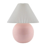 Modern European furniture - Pleated White Fabric Table Lamp - www.oroa.com
