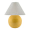 Modern European furniture - Pleated White Fabric Table Lamp - www.oroa.com